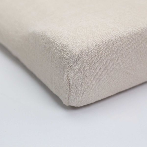 Lot de 2 housses de matelas à langer Sable/Vert