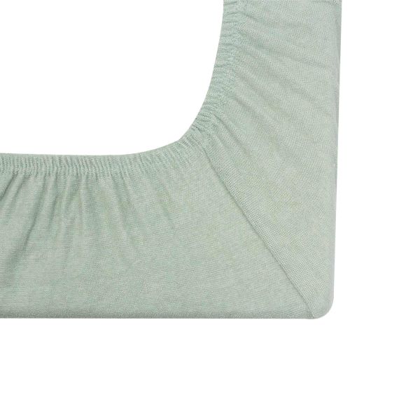 Lot de 2 housses de matelas à langer Sable/Vert