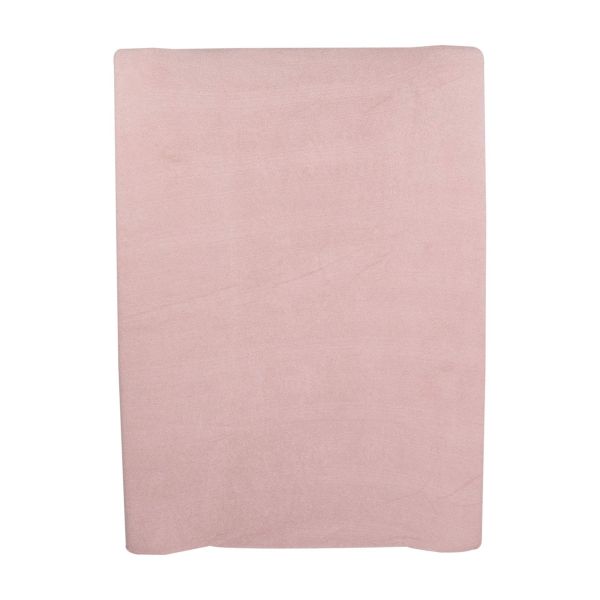 Lot de 2 housses de matelas à langer Sable/Vieux rose