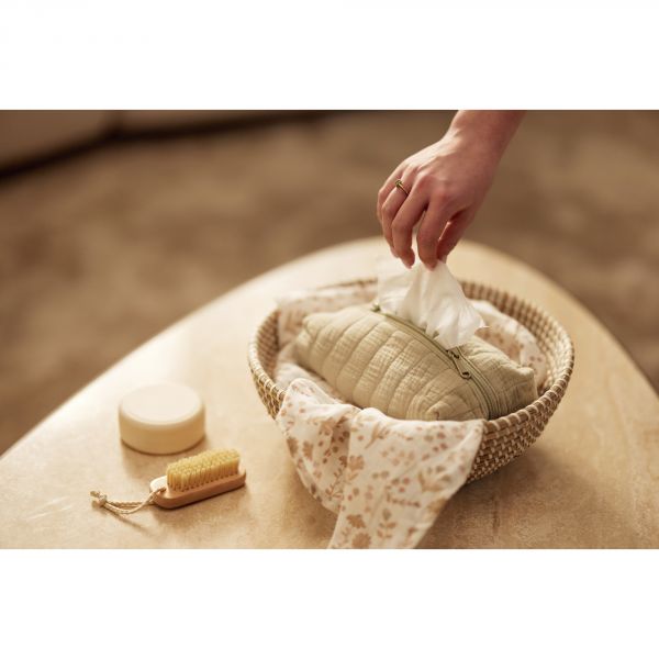 Trousse rangement lingettes Olive Green
