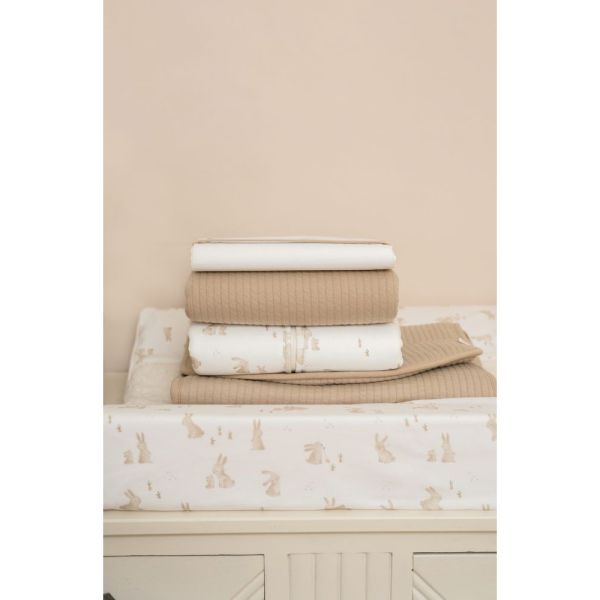 Housse pour matelas à langer - Baby Bunny - 50 x 70 cm
