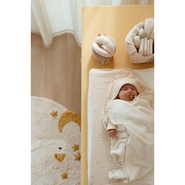 Housse pour matelas à langer - Moon & Stars - 50 x 70 cm