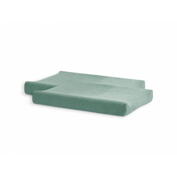 Lot de 2 housses matelas à langer 50x70 cm Éponge Ash Green