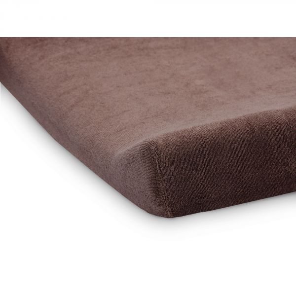 Housse matelas à langer 50x70 cm Éponge Chestnut
