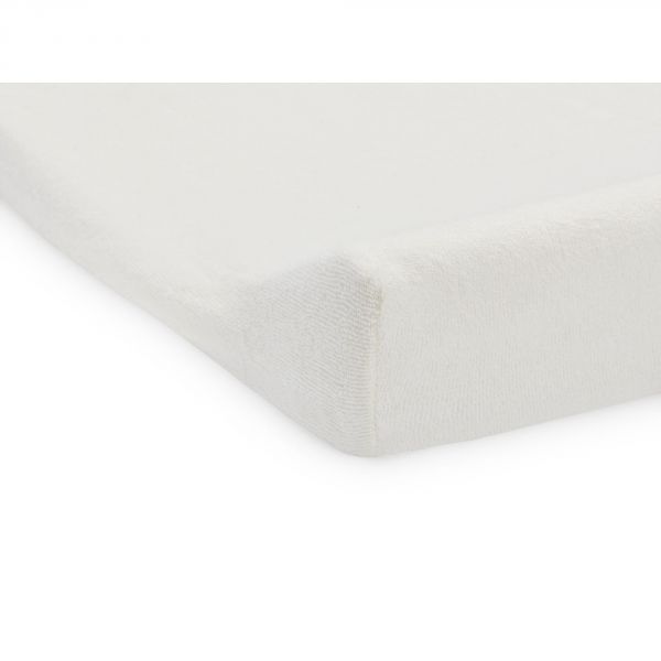 Lot de 2 housses matelas à langer 50x70 cm Éponge Ivoire