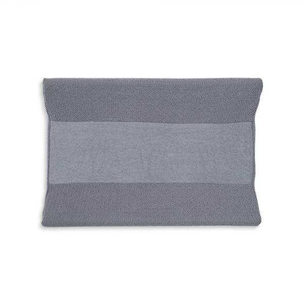 Housse matelas à langer 50x70 cm Bliss Knit Storm Grey