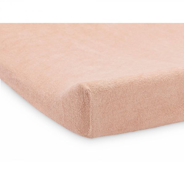 Lot de 2 housses matelas à langer 50x70 cm Éponge Pale Pink