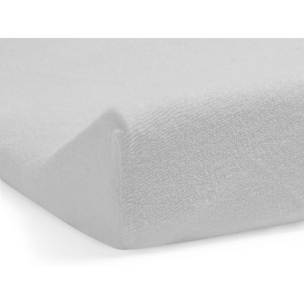Housse matelas à langer éponge 50 x 70 cm White