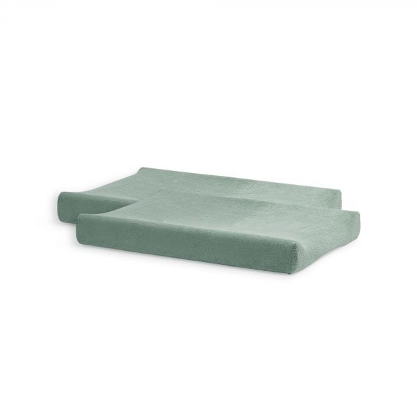 Lot de 2 housses pour matelas à langer 75x85cm Ash green