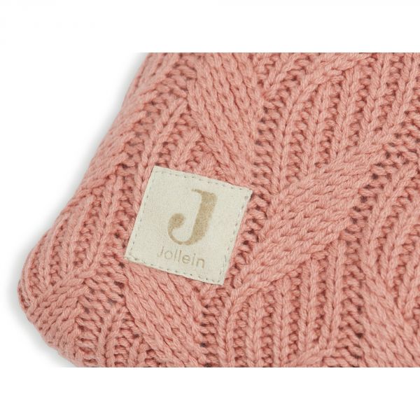 Housse matelas à langer 75x85 cm Spring Knit Rosewood