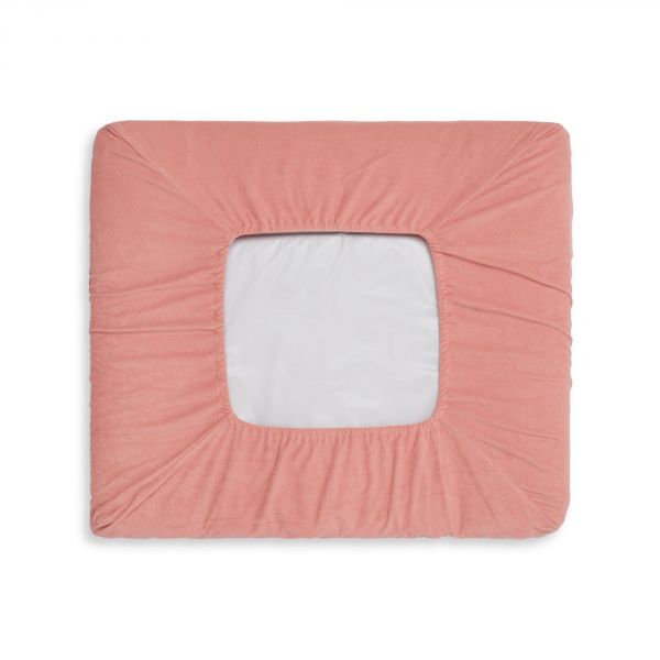 Housse matelas à langer 75x85 cm Spring Knit Rosewood