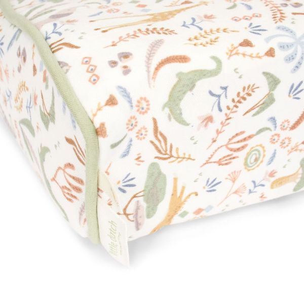 Housse pour matelas à langer en gaze de coton - Safari Wonders - 50 x 70 cm
