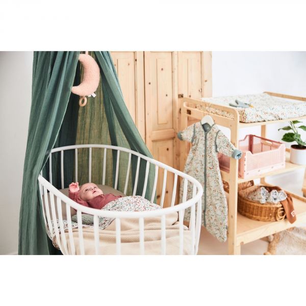 Housse matelas à langer 50x70 cm Jersey Bloom