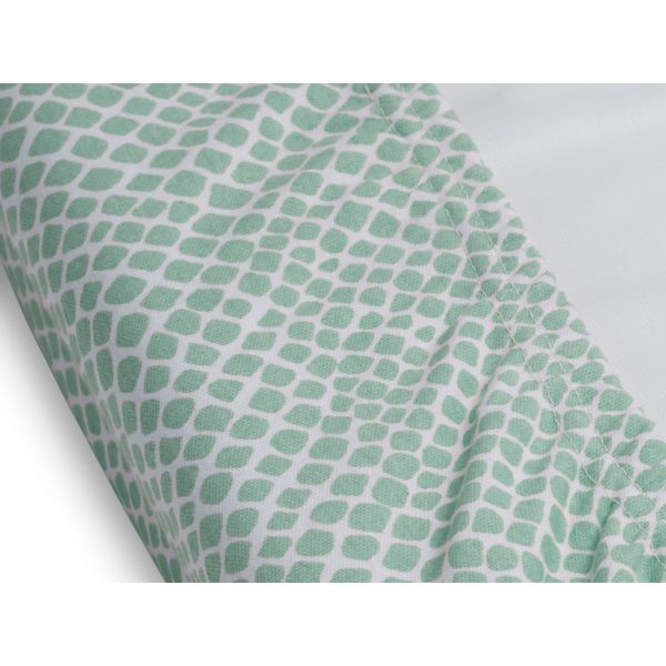 Housse matelas à langer 50x70 cm Jersey Snake Ash Green