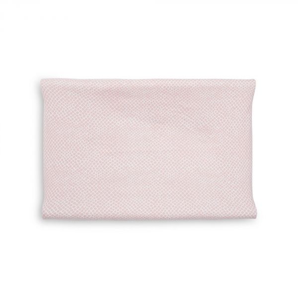 Housse matelas à langer 50x70 cm Jersey Snake Pale Pink