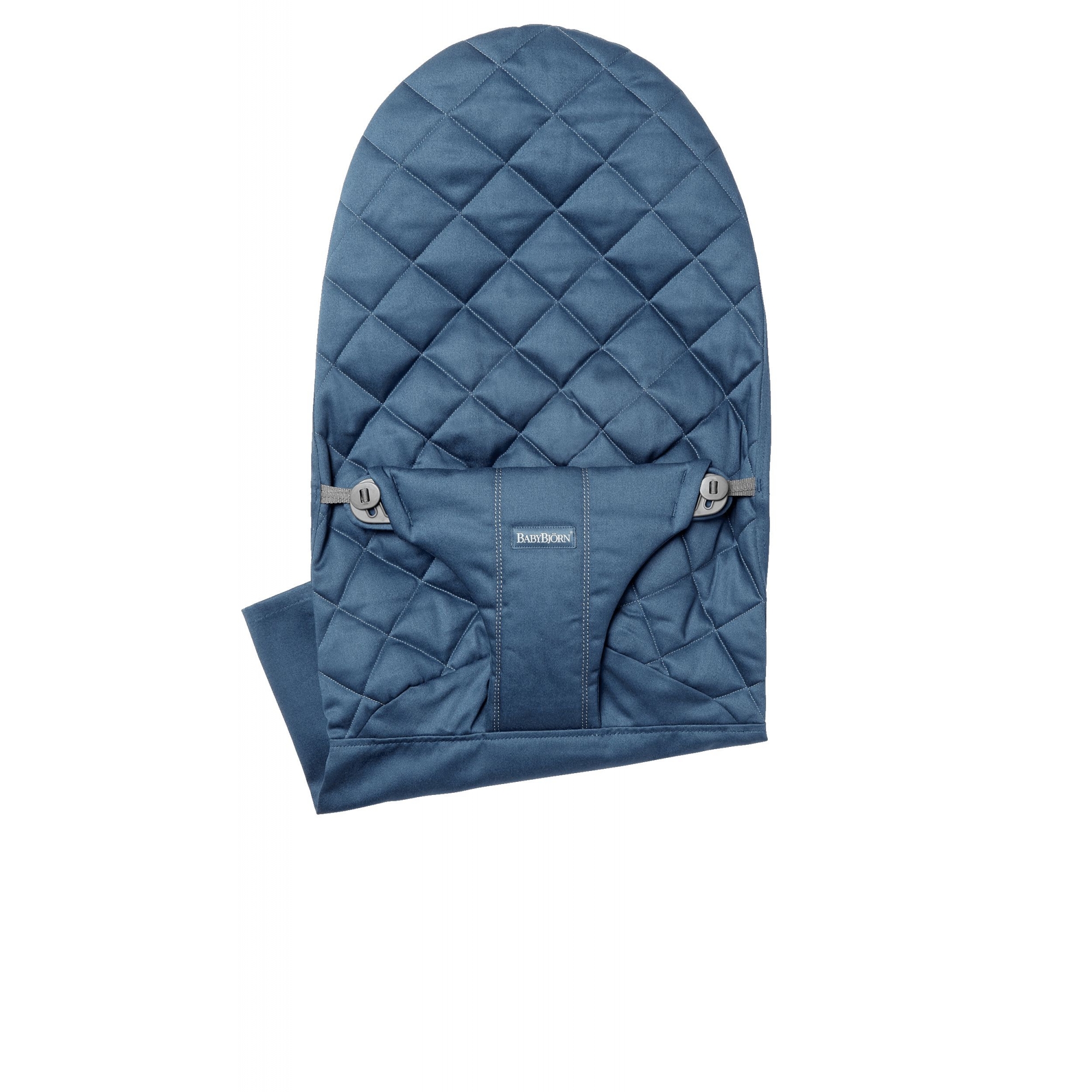 Babybjorn Housse De Transat Bliss Coton Matelasse Bleu Nuit Made In Bebe