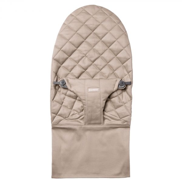 Housse de transat Bliss coton matelassé classique Gris sable