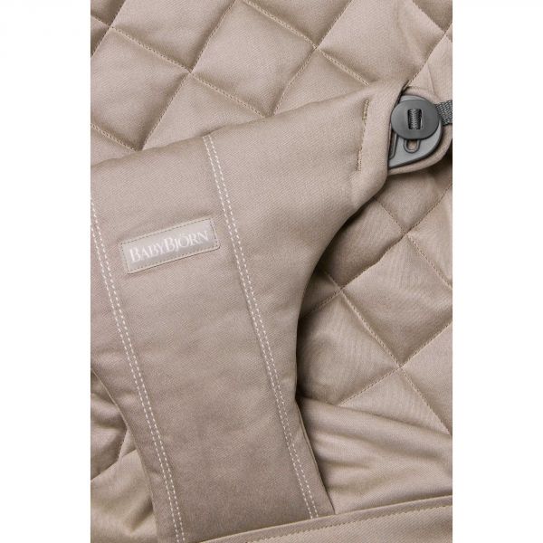 Housse de transat Bliss coton matelassé classique Gris sable