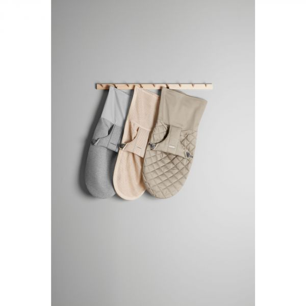 Housse de transat Bliss coton matelassé classique Gris sable