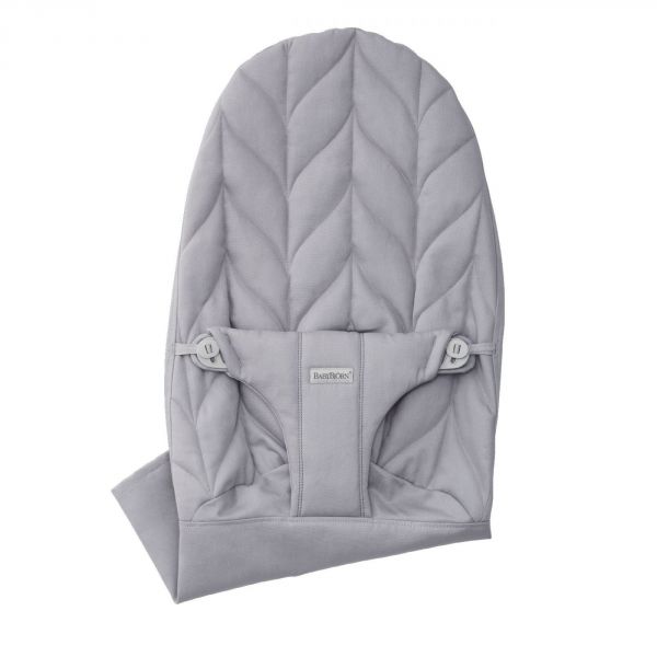 Housse de transat Bliss coton matelassé pétale Gris Clair