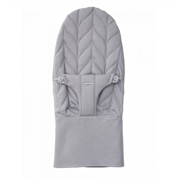 Housse de transat Bliss coton matelassé pétale Gris Clair
