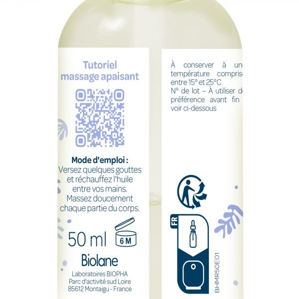 Huile de massage relaxante 50 ml