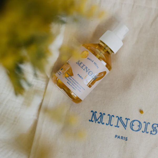 Huile sèche corps, cheveux et massage