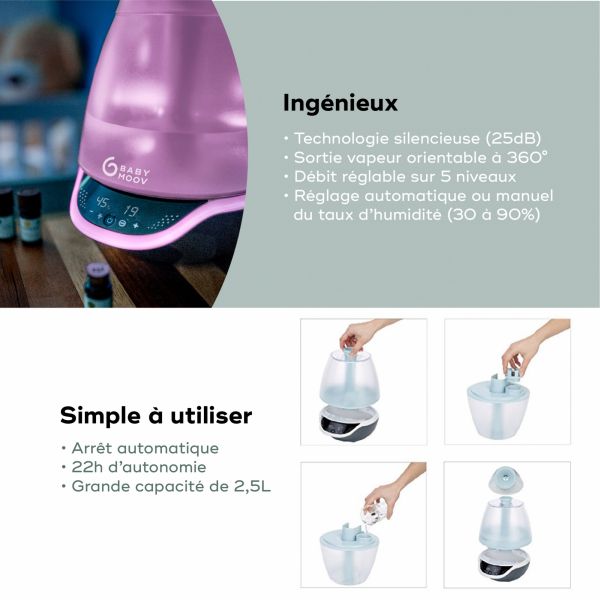 Humidificateur Hygro+ bleu