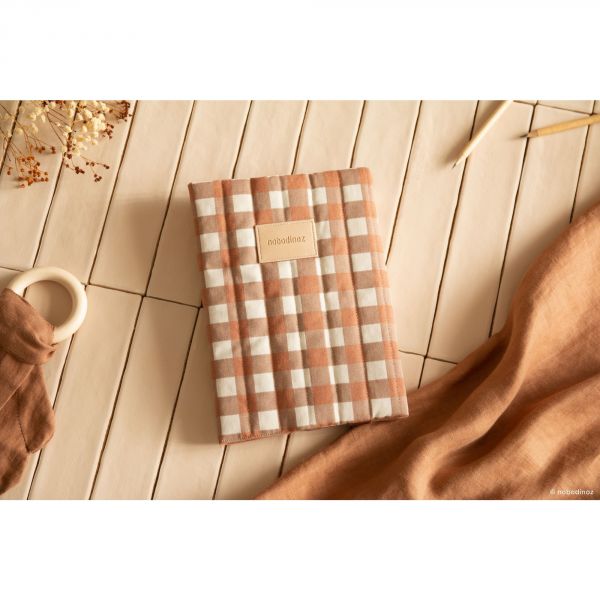 Protège carnet de santé Hyde Park Terracotta Checks