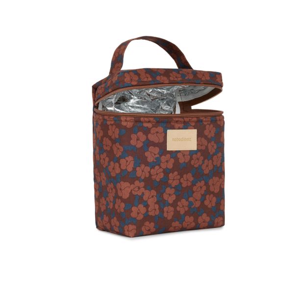 Lunch bag isotherme Hyde Park Maroon Poppies