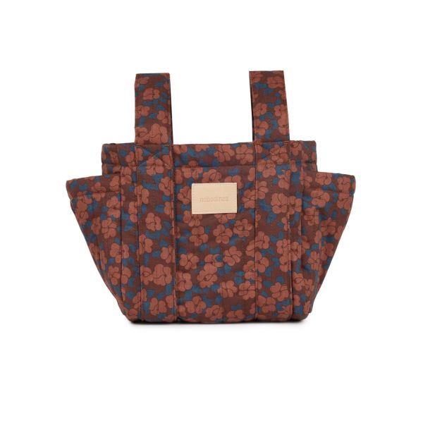 Organisateur de poussette Hyde Park Maroon Poppies