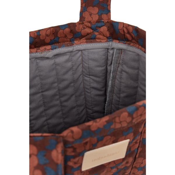 Organisateur de poussette Hyde Park Maroon Poppies