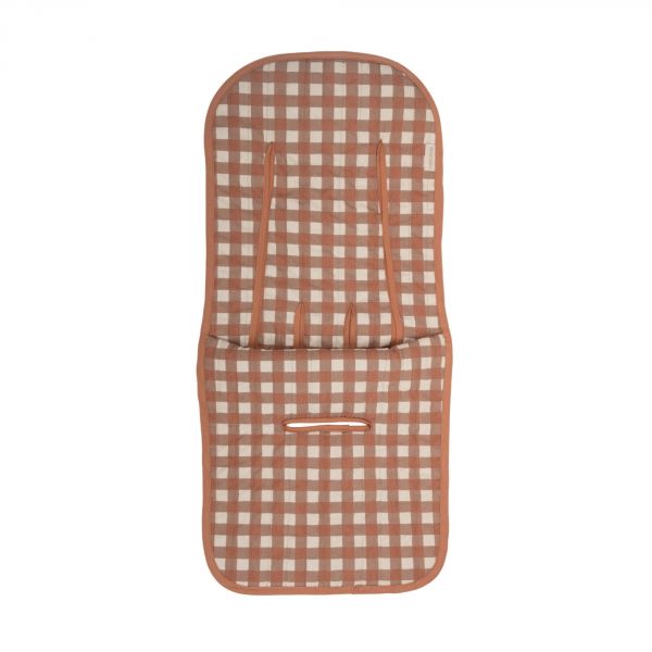 Assise de poussette universelle Hyde Park Terracotta Checks