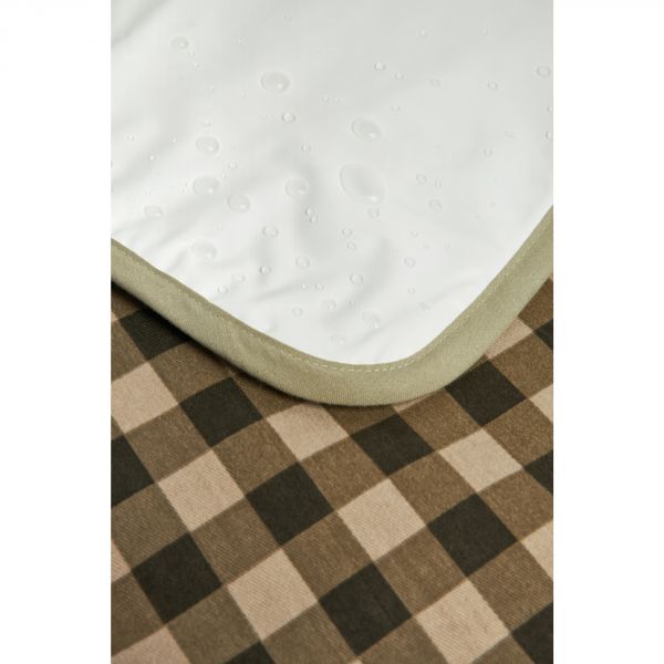 Tapis à langer nomade Hyde Park Green Checks