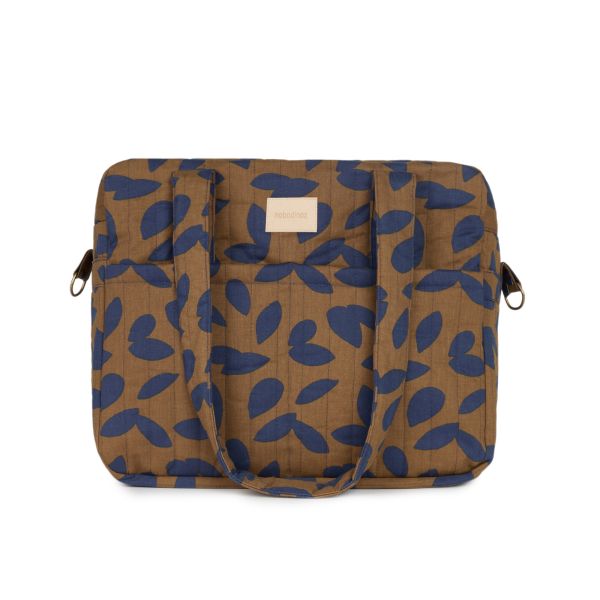 Sac à langer imperméable Hyde Park Blue Leaves