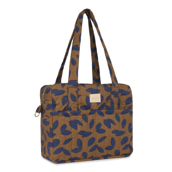 Sac à langer imperméable Hyde Park Blue Leaves