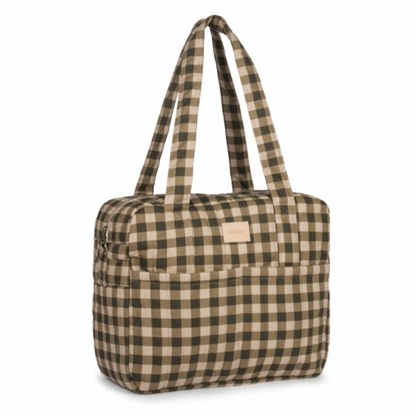 Sac à langer imperméable Green Checks