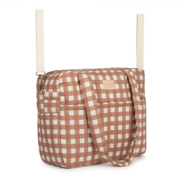 Sac à langer imperméable Hyde Park Terracotta Checks