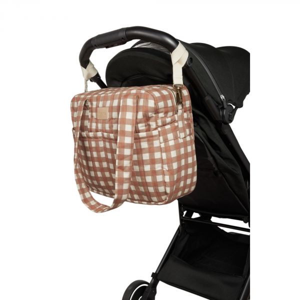 Sac à langer imperméable Hyde Park Terracotta Checks