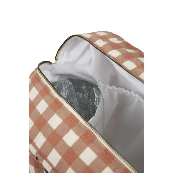 Sac à langer imperméable Hyde Park Terracotta Checks