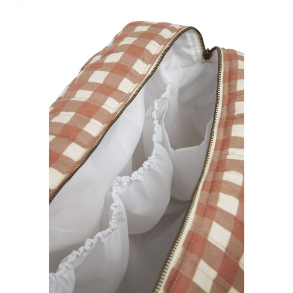 Sac à langer imperméable Hyde Park Terracotta Checks
