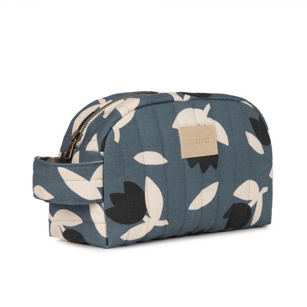 Trousse de toilette imperméable Hyde Park Blue Black Tulips