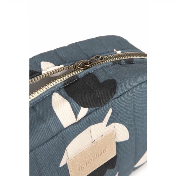 Trousse de toilette imperméable Hyde Park Blue Black Tulips