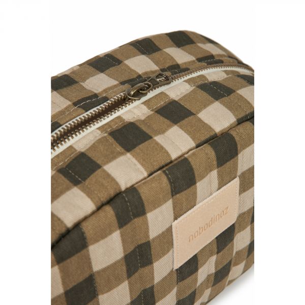 Trousse de toilette imperméable Hyde Park Green Checks