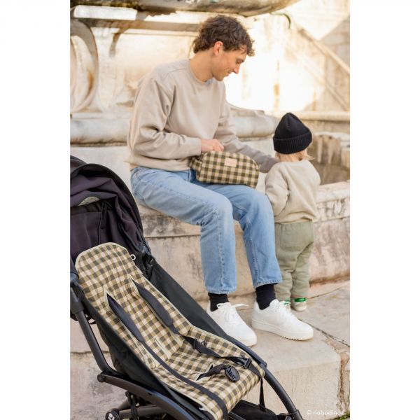 Trousse de toilette imperméable Hyde Park Green Checks