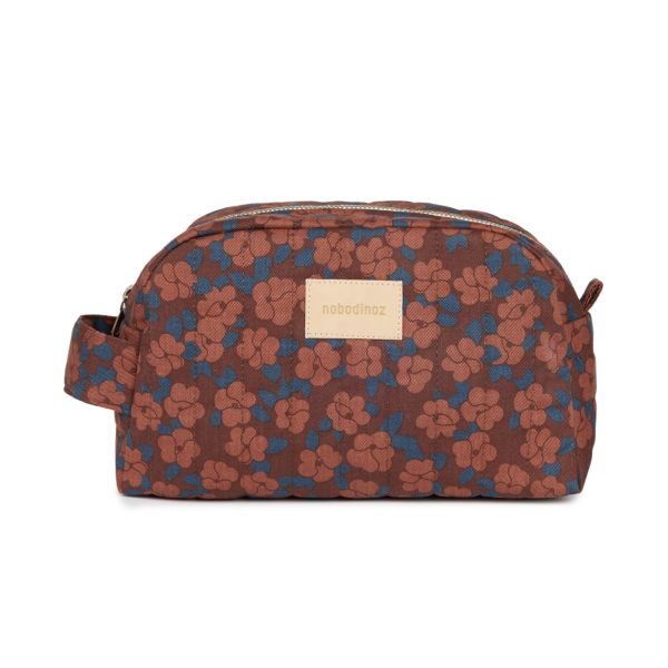 Trousse de toilette imperméable Hyde Park Maroon Poppies