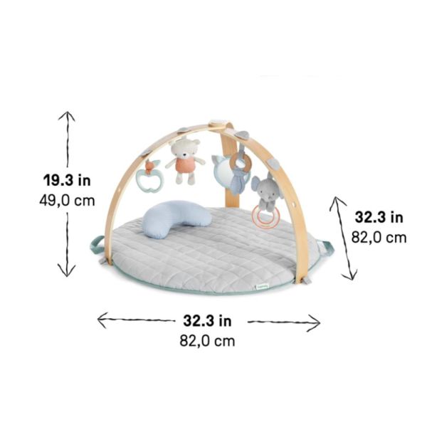 Tapis d'éveil avec arche en bois Cozy Spot Loamy