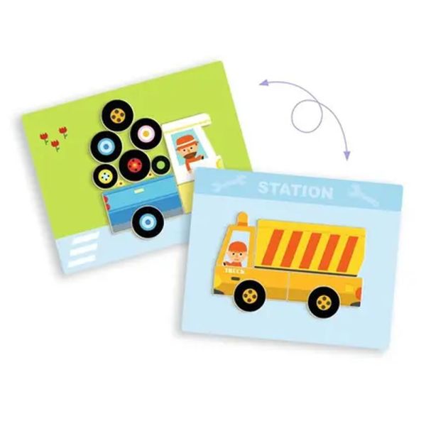 Jeu de magnets Inzebox Véhicules