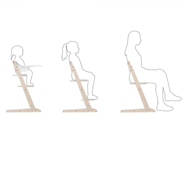 Chaise haute évolutive 3-en-1 Iris All Natural