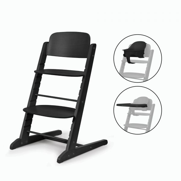 Chaise haute évolutive 3-en-1 Iris Stunning Black